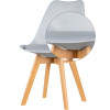 Stuhl Doros Bin Grau 49x43x84 (84110003)