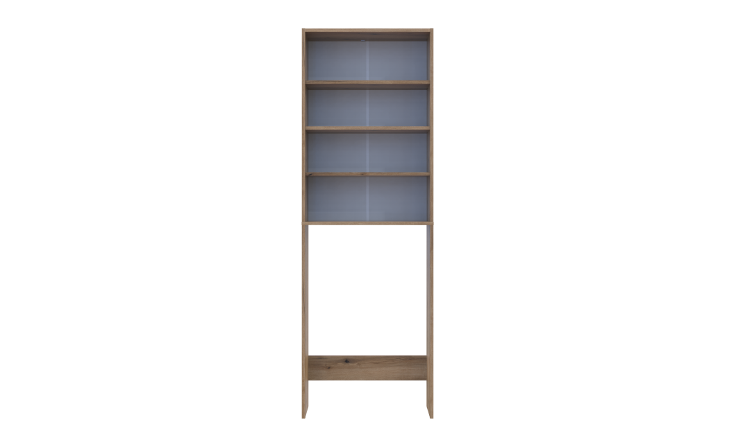 Waschmaschinenschrank Doros Lola Ewok Eiche 64x31,6x190 (41516204)