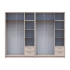 Kleiderschrank Doros Rondi Kaschmir 3+3 Türen 242x52x195 (42005622)