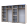 Kleiderschrank Doros Sigma Slim Schiebetüren Kaschmir 2+2 Türen 320x60x214.4 (42005611)