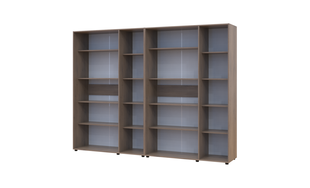 Kleiderschrank mit Regalen Doros Kasper Cremona Cannolo 3+3 Türen 270x48x204 (42005571)