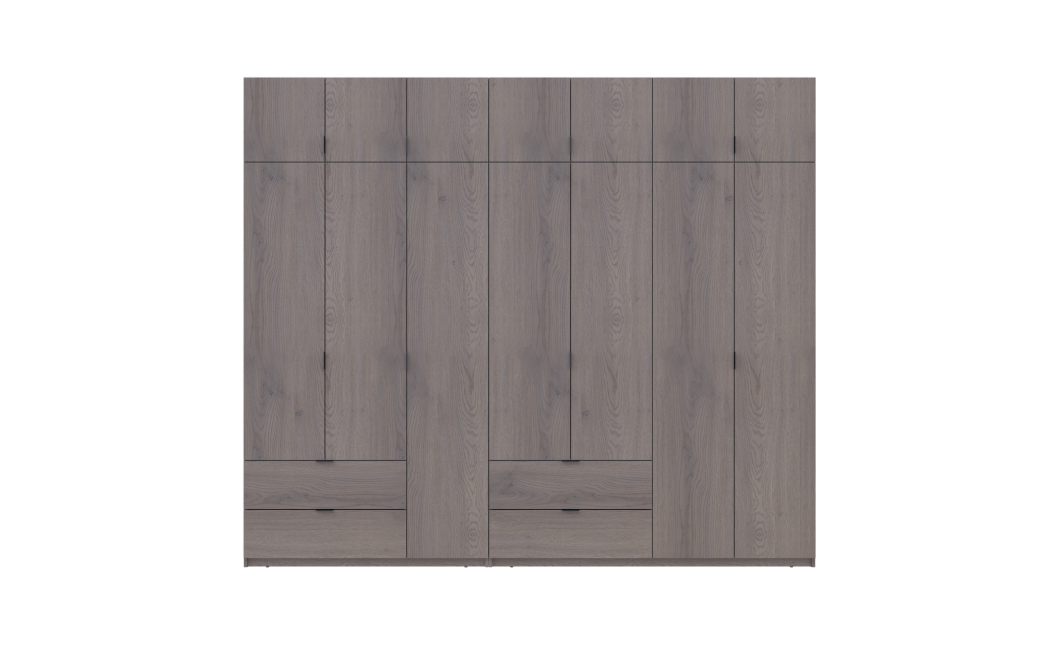 Kleiderschrank Doros Lukas Cannolo / Cannolo 3+4 Türen 280x50x240 (42005244)