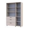 Kleiderschrank Doros Thorn Kaschmir 3 Türen 3 Schubladen Böden 135x51,6x200 (44900498)