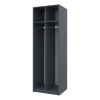 Kleiderschrank Doros Grafit mit Drehtüren 2 Türen 60x52x180 (40512886)