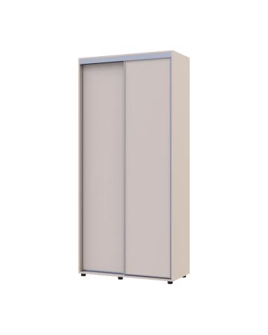 Kleiderschrank Doros Sigma Slim Schiebetüren Kaschmir 2 Türen 100x45x214.4 (42005444)