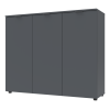 Kommode Doros Ron 6 Graphitgrau 3 Türen 120x38x100 (41516000)