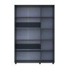 Kleiderschrank Doros Thorn Anthrazit 3 Türen Böden 135x51,6x200 (44900492)