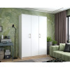 Kleiderschrank Doros Austin mit Drehtüren Weiß 135x51x205 (80737167)