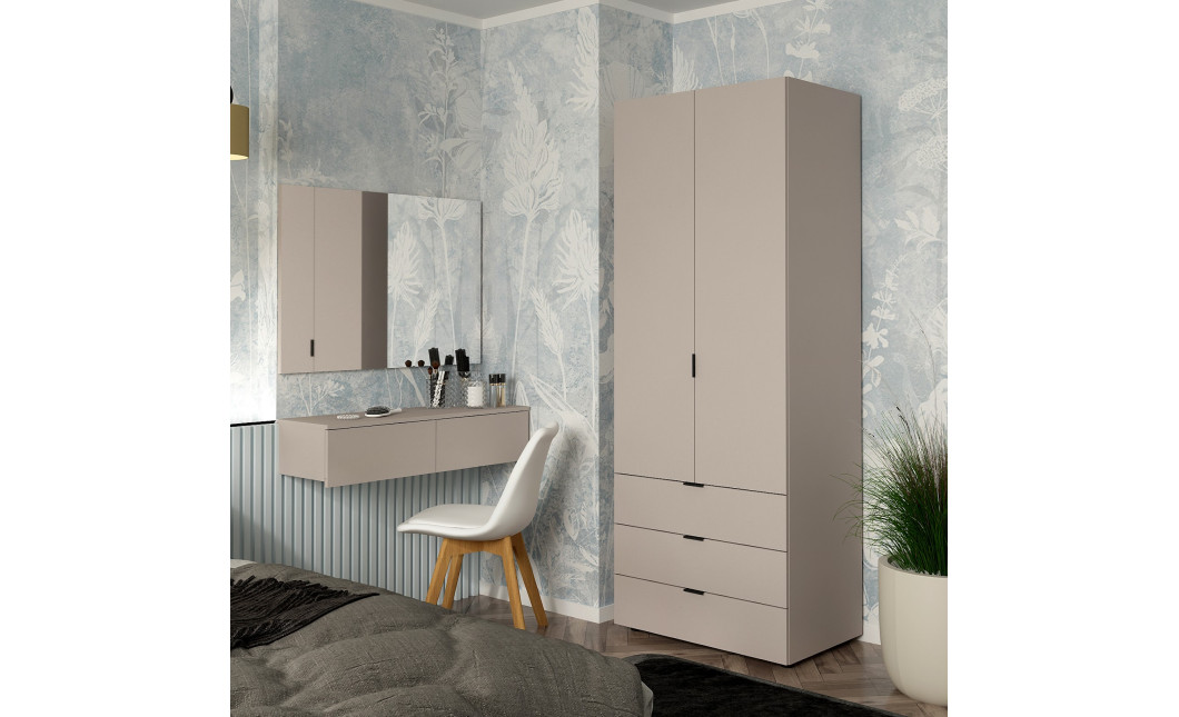 Möbelset Doros Levia mit Spiegel Kaschmir 100x32x100 (42005237)