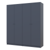 Kleiderschrank-Set Doros Promo Anthrazit 2+2 Türen 180x48x204 (42005333)