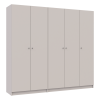 Kleiderschrank Doros Promo mit Drehtüren Kaschmir 2+3 Türen 225x48x204 (80737673)