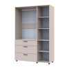 Kleiderschrank Doros Thorn Kaschmir 3 Türen 3 Schubladen Kleiderstange 135x51,6x200 (44900497)