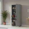 Kleiderschrank Doros Thorn Grau 2 Türen Böden 90x51,6x200 (44900440)