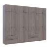 Kleiderschrank Doros Lukas Cannolo / Cannolo 4+4 Türen 320x50x240 (42005246)