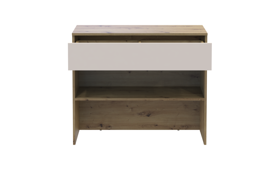 Schuhschrank Doros Split Artisan Eiche / Kaschmir 94x39x80 (41901270)