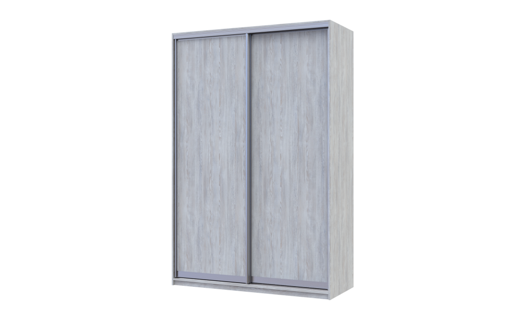 Kleiderschrank Doros City Light Natti Luc Schiebetüren 2 Türen 150x60x225 (80736506)