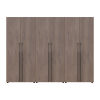Kleiderschrank mit Regalen und Schubladen Doros Kasper Cremona Cannolo 2+2+2 Türen 270x48x204 (42005731)
