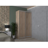 Kleiderschrank Doros City Light Schiebetüren Sonoma Eiche 2 Türen 120x45x225 (42002011)