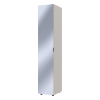 Kleiderschrank Doros Gelar Kaschmir mit Spiegel 39x49,5x203,4 (80737635)