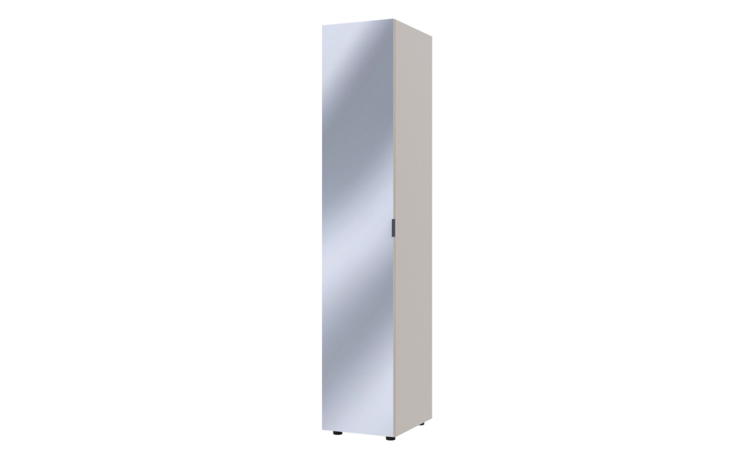 Kleiderschrank Doros Gelar Kaschmir mit Spiegel 39x49,5x203,4 (80737635)