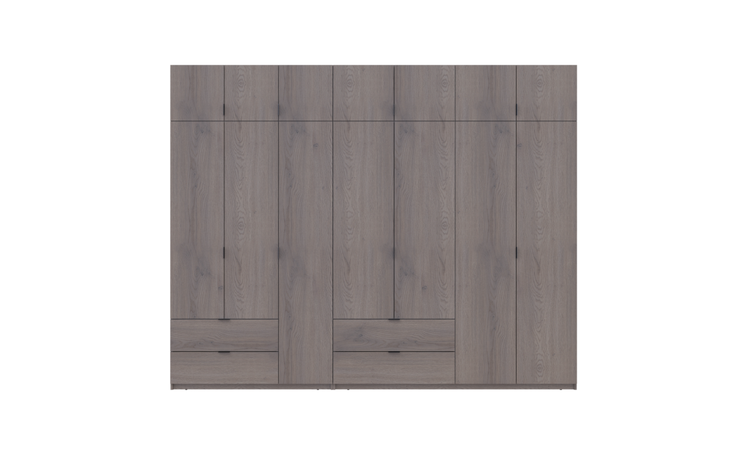 Kleiderschrank Doros Lukas Cannolo / Cannolo 3+4 Türen 300x50x240 (42005247)