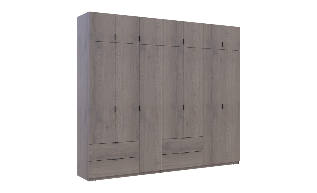 Kleiderschrank Doros Lukas Cannolo / Cannolo 3+4 Türen 280x50x240 (42005244)