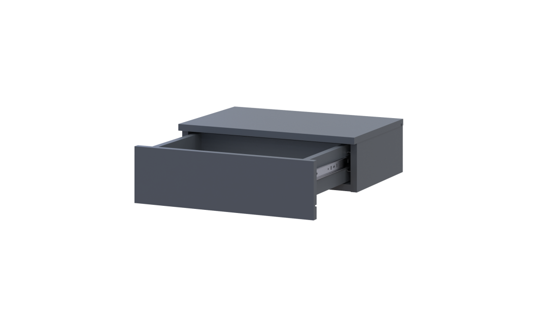 Nachttisch Doros Levia Graphitgrau 46x31x15 (41516090)