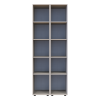 Kleiderschrank Set Doros Gelar Kaschmir mit 2 Spiegeln 78x49,5x203,4 (42005103)