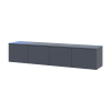 TV-Board Doros Levia Graphitgrau 4 Türen 160x35x33 (41516088)