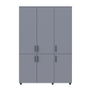 Kleiderschrank Doros Thorn Grau 3 Türen Kleiderstange 135x51,6x200 (44900487)
