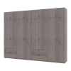 Kleiderschrank Doros Lukas Cannolo / Cannolo 4+4 Türen 320x50x240 (42005246)