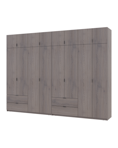 Kleiderschrank Doros Lukas Cannolo / Cannolo 4+4 Türen 320x50x240 (42005246)