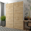 Kleiderschrank Doros G-Caiser Schiebetüren Weiß Ewok Eiche 2 Türen 180x60x240 (42005020)