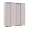 Kleiderschrank Doros Sigma Slim Schiebetüren Kaschmir 2+2 Türen 200x60x214.4 (42005587)