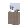 Schuhschrank Doros Kassel mit Spiegel Cremona Cannolo 3 Türen 97×40×110 (42005503)