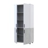 Kleiderschrank Doros Thorn Natti Kiefer/Weiß 2 Türen Böden 90x51,6x200 (44900460)