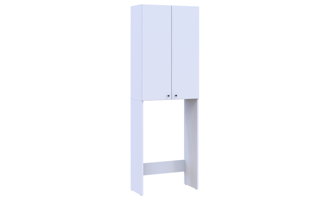 Waschmaschinenschrank Doros Lola Weiß 64x31,6x190 (41516022)