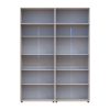 Kleiderschrank mit Regalen und Aufsatz Doros Kasper Kaschmir 2+2 Türen 180x48x245 (42005540)