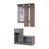 Flurmöbel Set Bela Cremona Cannolo/Grau mit Spiegel 100x40x210 (44900413)