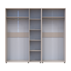 Kleiderschrank Doros Kasper Kaschmir 2+3 Türen 225x50x204 (42005514)
