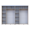 Kleiderschrank Doros Sigma Slim Schiebetüren Kaschmir 2+2 Türen 300x45x214.4 (42005606)