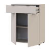 Kommode Doros Ron 2 Kaschmir 2 Türen 1 Schublade 80x38x100 (41516044)