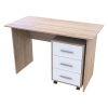 Computertisch Doros T3 Sonoma Eiche Weiß 120x60x78 (44900060)