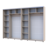 Kleiderschrank Doros Sigma Slim Schiebetüren Kaschmir 2+2 Türen 300x45x214.4 (42005606)