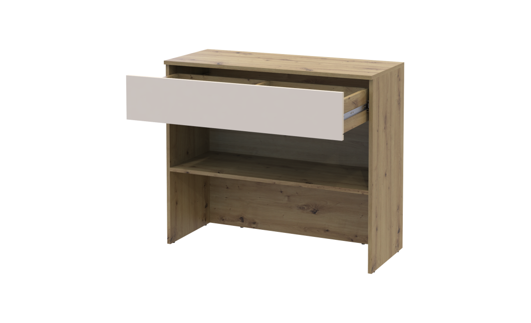 Schuhschrank Doros Split Artisan Eiche / Kaschmir 94x39x80 (41901270)