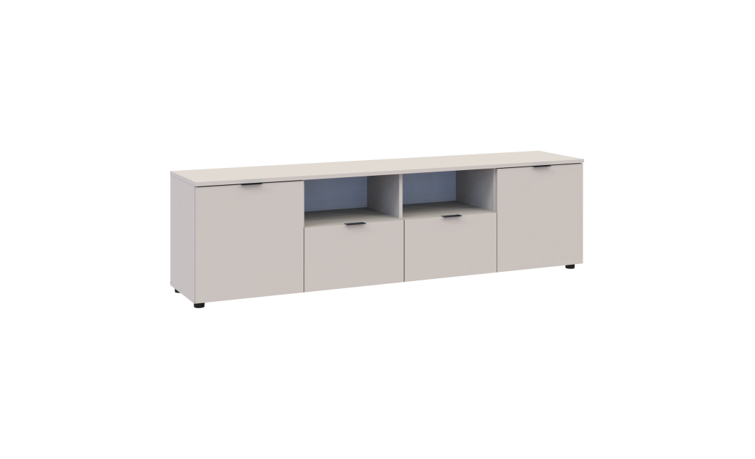 Kommode Doros Ron 4 Kaschmir 2 Türen 2 Schubladen 180x38x50 (41516046)