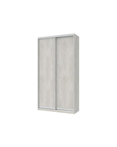 Kleiderschrank Doros City Light Schiebetüren Weißeiche 2 Türen 120x60x225 (42002014)
