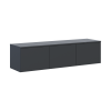 TV-Board Doros Levia Anthrazit 3 Türen 130х35х33 (41516289)