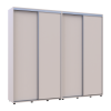 Kleiderschrank Doros Sigma Slim Schiebetüren Kaschmir 2+2 Türen 240x45x214.4 (42005594)
