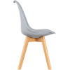 Stuhl Doros Bin Grau 49x43x84 (84110003)